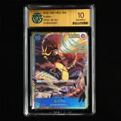 CCG GemMint 10 2023 ONE PIECE JPN .TCG Card OP05-118 SEC Kaidou - Image 2