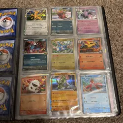 Pokemon TCG Binder - 2023-2025 - 90 cards - Halo - Reverse Halo **Ships Asap** - Image 3