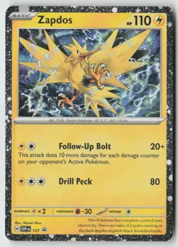 Zapdos - 157 - SV: Scarlet & Violet Promo Cards Cosmos Holo - PTCG - Image 1