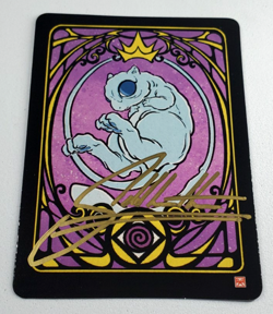 Pokai Gaku Pokemon Art Yeuh Shiny Mew Promo Custom Card Signature Autograph - Image 1