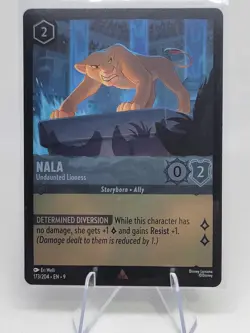 Disney Lorcana TCG Fabled Nala Undaunted Lioness 173/204 Rare Non Foil Card - Image 1
