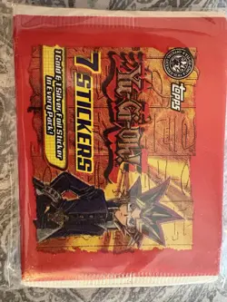 Lot Vintage Yu-Gi-Oh 1997 Topps Sticker Packs of 7 Cards *NEW FACTORY SEALED* - Image 1