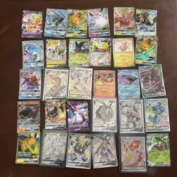 Pokemon TCG Sword And Shield Lot Of 30 Holo V Cards Near Mint - Image 1