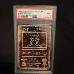 PSA 9!!! 2000 ANCIENT MEW POKEMON MOVIE PROMO CARD!! PSA 9 GEM MINT CONDITION!! - Image 1