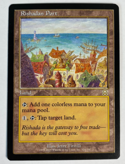 MTG: Rishadan Port Regular Card Mercadian Masques 324/350 Magic - Image 1
