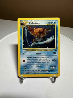 Pokemon Kabutops Neo Discovery Holo Card 6/75 Unlimited Rare LP+ Vintage - Image 1