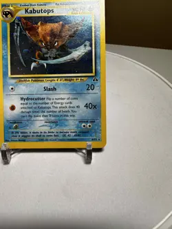 Pokemon Kabutops Neo Discovery Holo Card 6/75 Unlimited Rare LP+ Vintage - Image 3