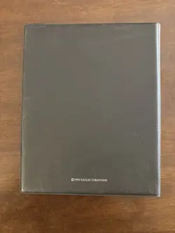 Vintage Yu-Gi-Oh! Trading Card Game Binder 1996 Konami Original Logo Black Album - Image 2