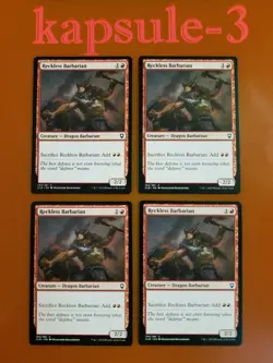 4x Reckless Barbarian | Battle for Baldur's Gate | MTG Magic Cards - Image 1