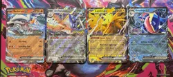 Pokemon TCG Jumbo Card Lot Of 4-Zapdos, Greninja, Reshiram - Image 1