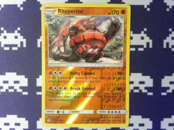 Rhyperior 95/214 Unbroken Bonds Reverse Holo Rare Pokemon Card NICE #UB - Image 1