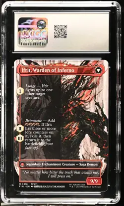 CLIVE, IFRIT'S DOMINANT Final Fantasy Borderless Mythic CGC 10 MTG - Image 2