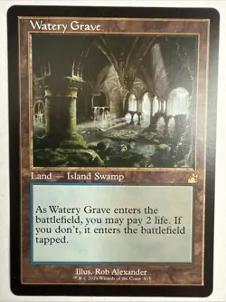 MTG: Ravnica Remastered - Watery Grave - Retro Rare - #415 - NM - Image 1