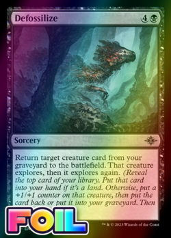 x1 Defossilize LCI MTG 103 FOIL UNCOMMON M/NM 1x - Image 1