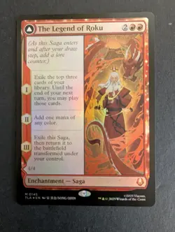 NM Regular Foil The Legend Of Roku #145 Avatar The Last Airbender MTG - Image 2
