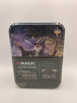 MTG LORD OF THE RINGS GALADRIEL COLLECTOR TIN NEW TALES OF MIDDLE EARTH MAGIC-G - Image 1