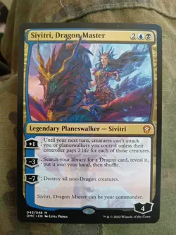 Magic The Gathering Sivitri, Dragon Master DMC #043 NM MTG - Image 1