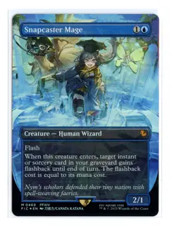 Snapcaster Mage (Borderless) (Chocobo Track Foil) M 469 Commander: Final Fantasy - Image 1