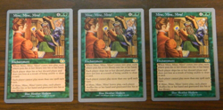 MTG Unglued Mine, Mine, Mine! x3 Green Rare (#65) Unplayed Excellent - NM Cond - Image 1