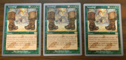 MTG Unglued Incoming! x3 Green Rare (#64) Unplayed Excellent - NM Cond - Image 1