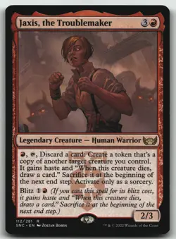 Jaxis, the Troublemaker R Streets of New Capenna 112 LP - Image 1