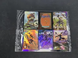 MTG Foil Sticker Sheet Pack of (10) SEALED Magic the Gathering Foil - Image 1