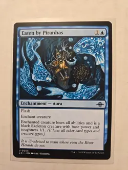 Eaten by Piranhas - Lost Caverns Of Ixalan - LP - Uncommon - Enchantment - MTG - Image 1