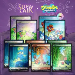 Full set SpongeBob MTG Secret Lair Sealed (Rainbow Foil) - Image 2