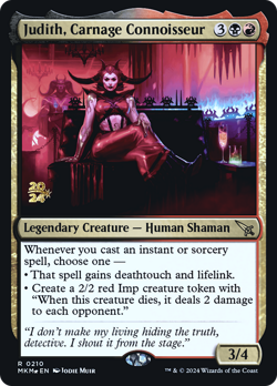 Judith, Carnage Connoisseur [Murders at Karlov Manor Prerelease Promos] Magic - Image 1