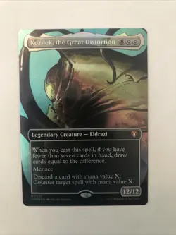 Kozilek, the Great Distortion Textured Foil MTG Commander Master NM #1057 - Image 1