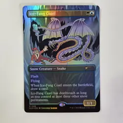 NM Foil Ice-Fang Coatl MTG Secret Lair Ssssssnakessssss - Image 1