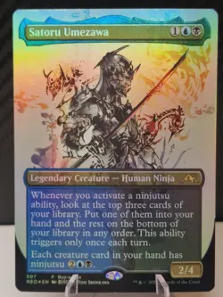 Satoru Umezawa - Foil Borderless NEO 507 - NM - MTG - Image 1