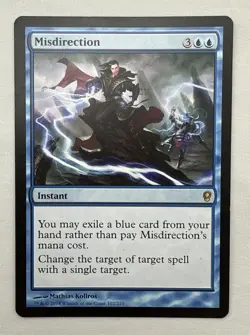 Misdirection x1 MTG Conspiracy 1x Magic Very Good Light Play VG LP - Image 1
