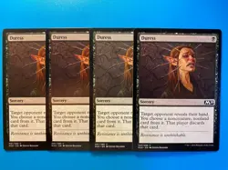 MTG 4x Duress # 97 Core Set 2020 M20 Modern Pauper Magic the Gathering x4 NM - Image 1