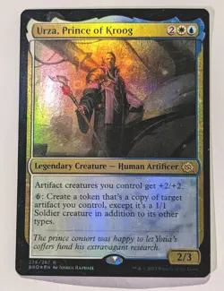 Urza, Prince of Kroog The Brothers' War Foil - MTG RARE - Image 1