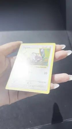 Pokemon RATTATA 1st Edition Shadowless Base Set #61/102 - Mint, Common - Image 2