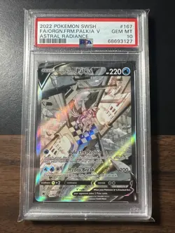 Pokemon Origin Forme Palkia V 167/189 Astral Radiance Alt Art PSA 10 - Image 1