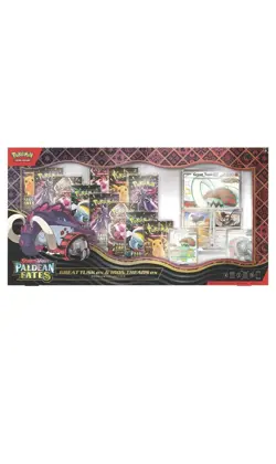 Lot of 4 Paldean Fates Premium Tusk Collection Box Sealed Pokemon TCG New - Image 1