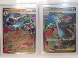Pokemon TCG - Mega Charizard X ex 013 & 109 Lot - Phantasmal Flames - NM - Image 1