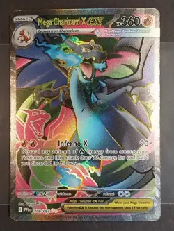 Pokemon TCG - Mega Charizard X ex 013 & 109 Lot - Phantasmal Flames - NM - Image 2