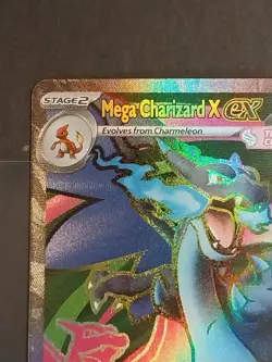 Pokemon TCG - Mega Charizard X ex 013 & 109 Lot - Phantasmal Flames - NM - Image 3