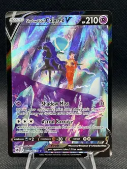 Pokemon Shadow Rider Calyrex V Astral Radiance TG17/TG30 Trainer Gallery Holo - Image 1