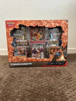 Pokemon TCG: Charizard ex Premium Collection Box - 6 Packs 820650873232 - Image 1