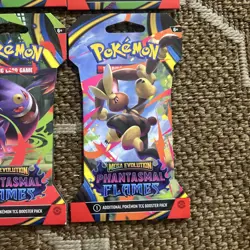 10x Pokemon TCG Phantasmal Flames Sleeved Booster Packs Random Pack Arts Sealed! - Image 2