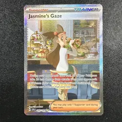Pokemon TCG Jasmine's Gaze SIR 245/191 Sv08: Surging Sparks Holo - Image 1