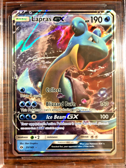 Lapras GX Ultra Rare #35 - BGS MINT 9 - 2017 Sun & Moon Base Set - Pokemon TCG - Image 2