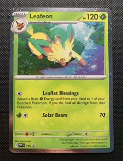 Leafeon 170 - SVP EN Black Star Promo Holo - Prismatic Evolutions Pokemon TCG NM - Image 1