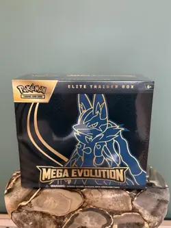 Pokemon TCG ETB Mega Evolution Lucario Elite Trainer Box - Factory Sealed - Image 1
