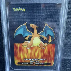 POKEMON •🔥 Lamincard CHARIZARD 006 Lamincards Carta Set Base •🔥PSA 7 - Image 4