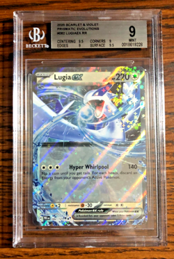 Lugia EX Double Rare #082 - BGS MINT 9 - 2025 Prismatic Evolutions - Pokemon TCG - Image 1